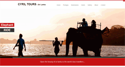 Desktop Screenshot of cyriltours.com